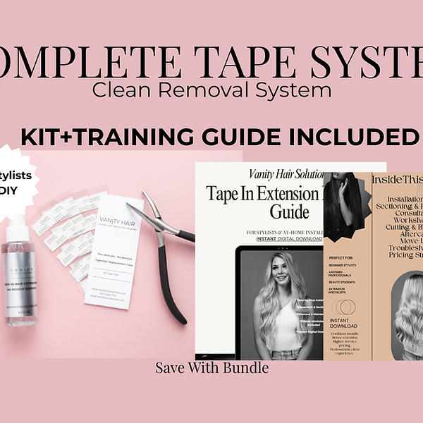 Save Money and Safely Maintain Your Hair Extensions at Home with Our Essential Kit